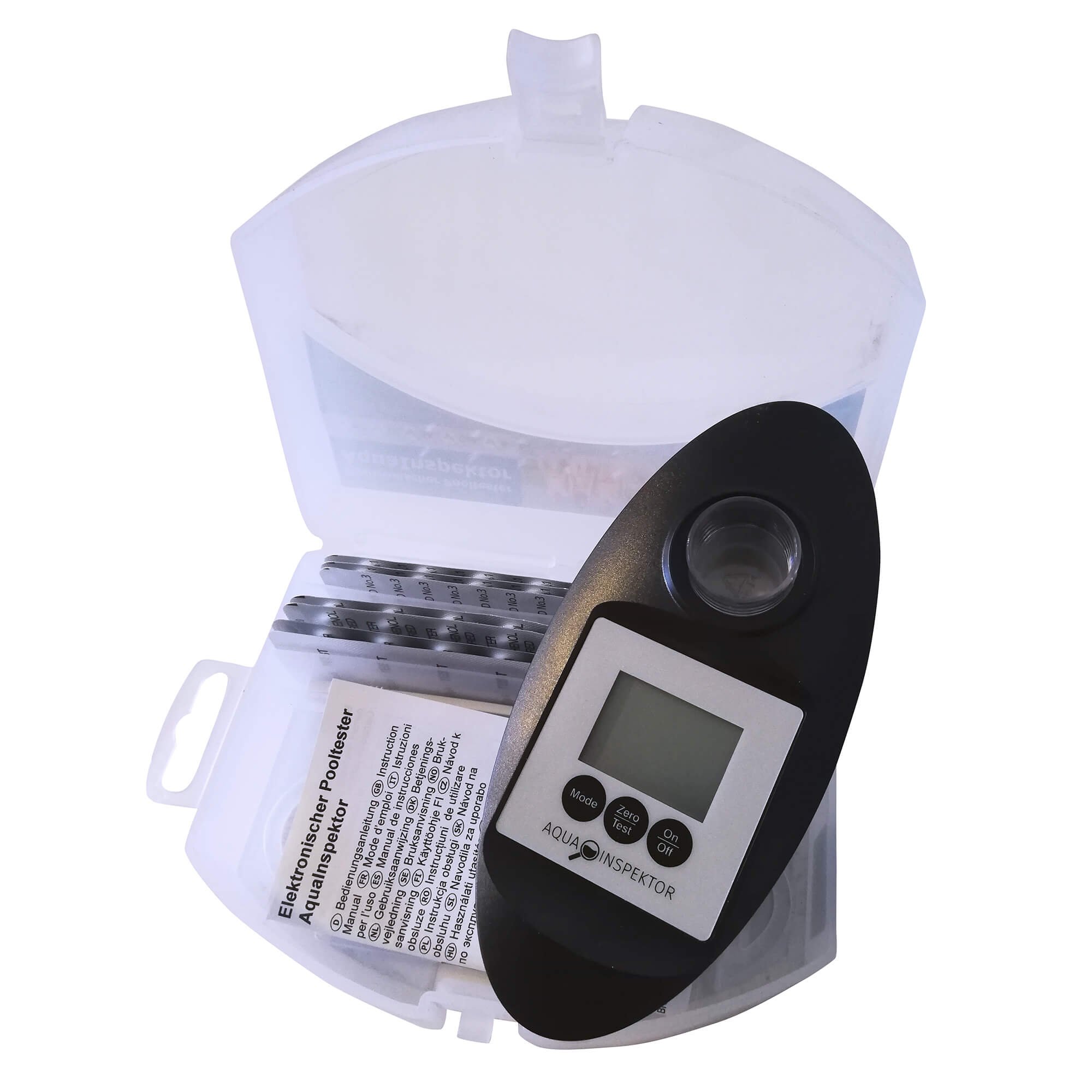 Elektronisches Messgerät (Aqua Inspektor) , Chlor/pH, Summer Fun in Plastikbox
